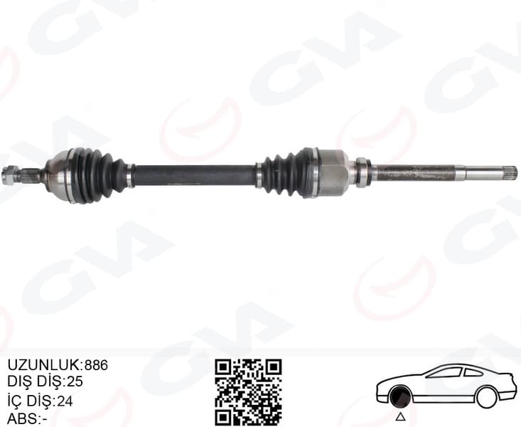 Komple Aks Ön Sağ Psa 301 1.6 HDi 100 PS Euro 6 18-