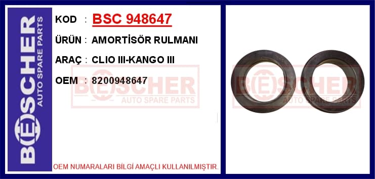 Amortisör Rulmanı Clio III-Kango III