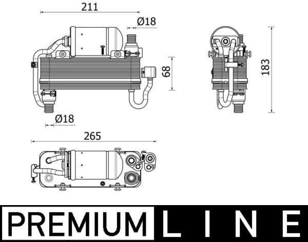 Klima Radyatörü BMW G30 G31 G38 G32 G11 G12 G14 G15 G16