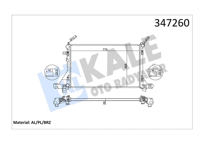 Fren Diski Ön Ford Connect 02> 278x24x5DL Kli Havalandirmali