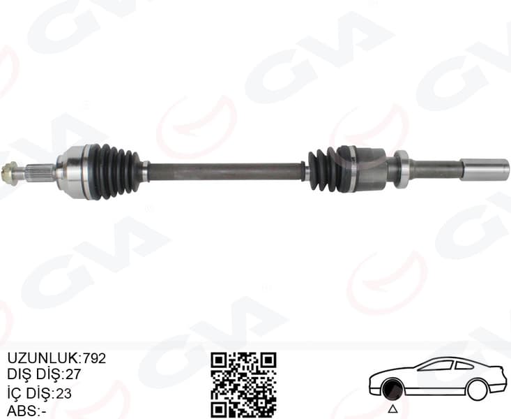 Komple Aks Sağ Ön Renault Laguna II BG0/1 1.6i 16v M-T JH3 01-07