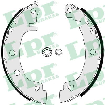 Arka Pabuç Balata Marea 96-02 Bravo 96-10.01 Brava 96-01 Alfa 145 96-01 146 96-01 203x38
