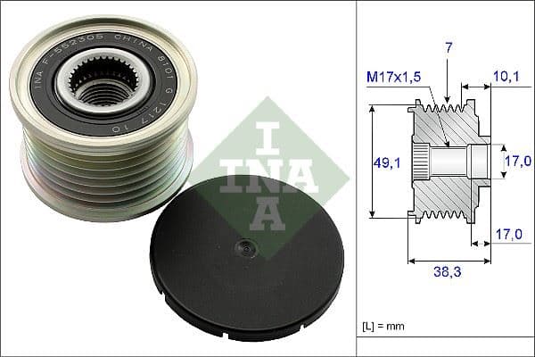 Alternator Kasnagi Mercedes Vito OM622 W447 14> . Renault R9M M9R H5F Megane Laguna Scenic Master . Nissan Qashqai X-Trail Juke