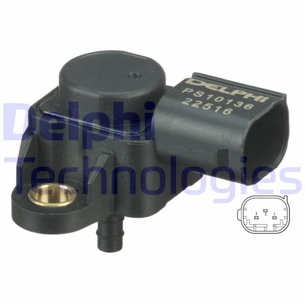Basinc Sensörü Mercedes M111 M266 M271 OM646 W168 W203 W204 C209 W210 W211 W212 W220 W221 W639 B901> B906
