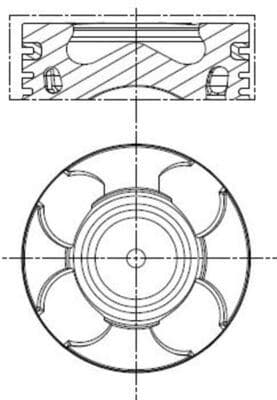 Motor Piston Segman STD -0.20 69.60 MM 90BG Doblo-Fiorino-Linea-Grande Punto-Astra 1.3D Mjet 1.3 Cdti Euro 5