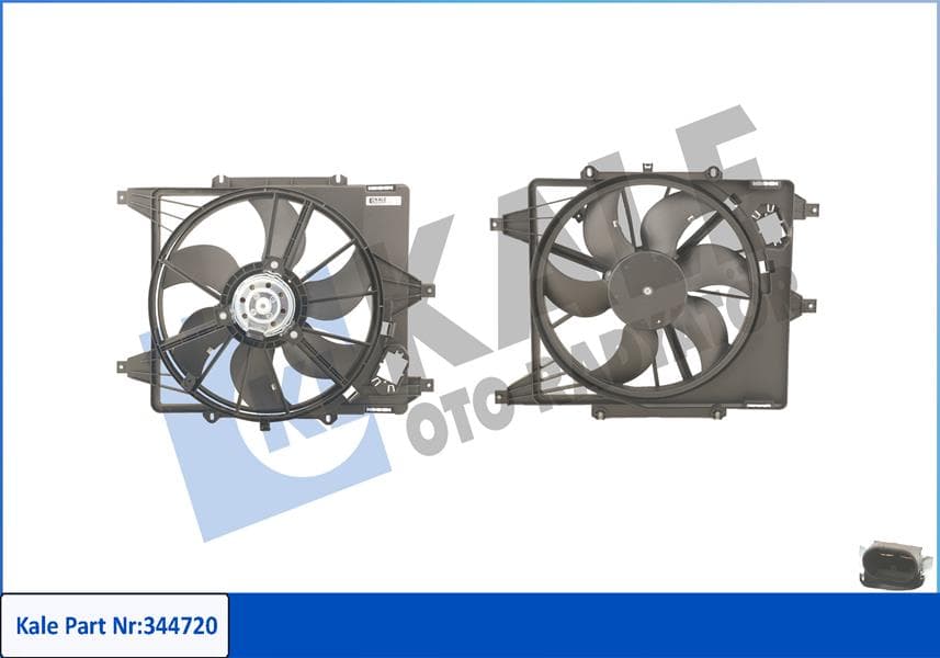 Fan Motoru Pervaneli Clio II-KNG 97>MGN I-Scenic I 99-03 Ac
