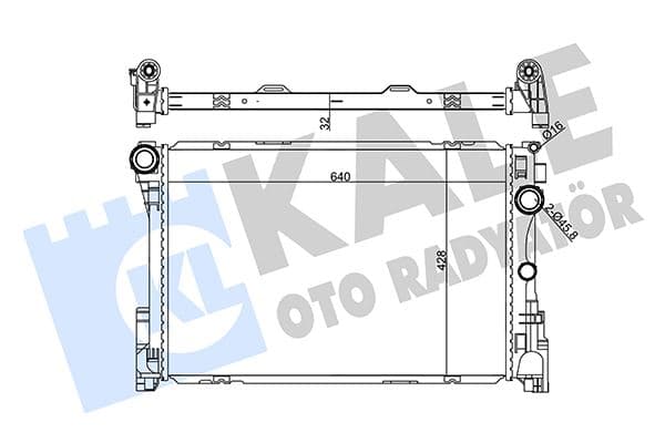 Motor Su Radyatörü Mercedes W204 S204 C204 C218 W212 C207 R172