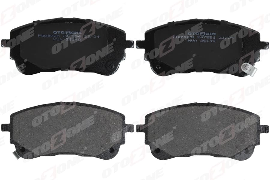 Ön Fren Balata Toyota Corolla 1.6L 1ZR-Fae ZRE210 19-> / 1.2L 8NR-FTS NRE210 / 1.8L 2ZR-Fxe Hybrid Z WE211 ZWE219 19-> / Yaris Cross 1.5L 20->