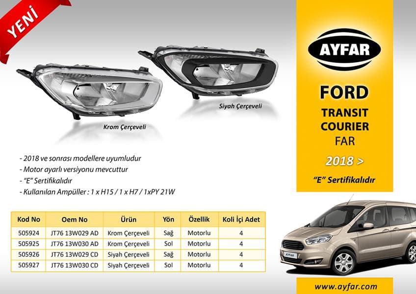 Doğan 88 Far Camı Sol