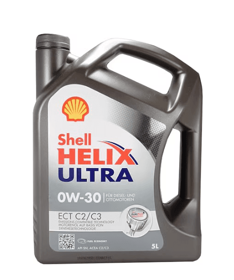 Shell Motor Yağı Helix Ultra 0W30 Ect C2-C3 5 Litre