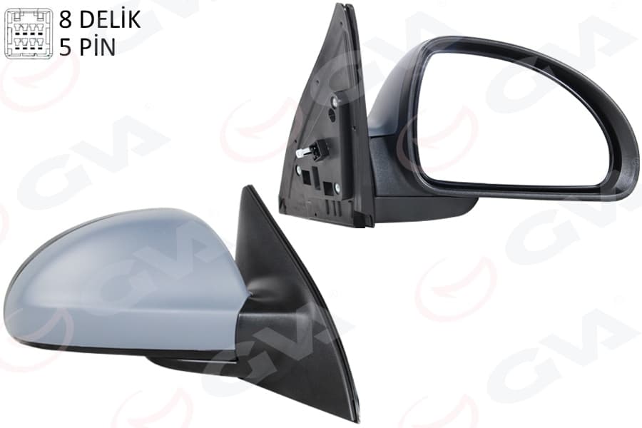 Diş Dikiz Ayna Sağ Elektrikli İsitmali Astarli Konveks Diş Bükey Kia Ceed 5 Kapı 06-09