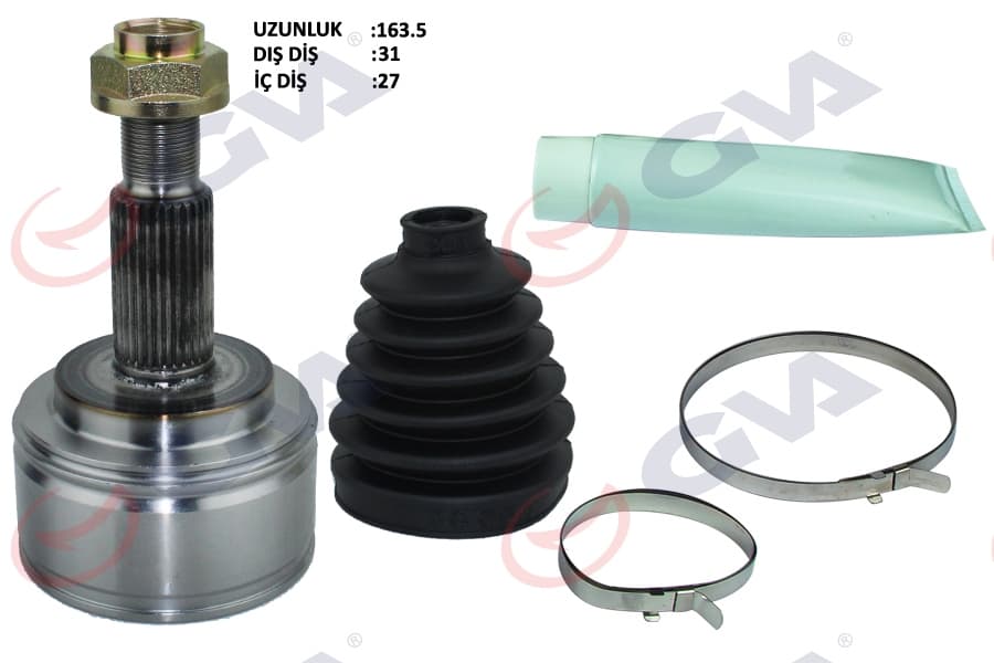 Aks Kafası Diş Ön Master 3-Movano II 2.3 dCi 6 Vites 10- 31x27x70 164mm