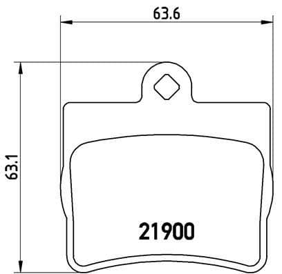 Fren Balatası Arka Mercedes C-Class W202