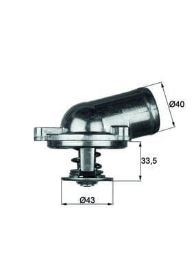 Termostat 87 C Mercedes M111 W202 S202 C208 W210 S210 Klimasiz