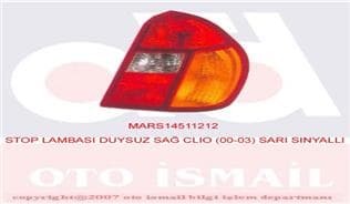 Stop Lambasi Duysuz Sağ Clio 00-03 Sarı Sinyalli