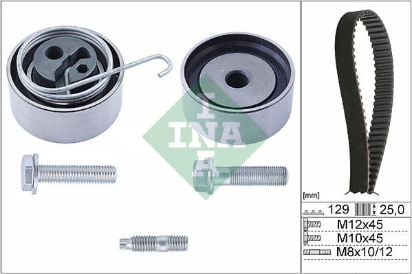 Eksantrik Gergi Kiti 129x250 Astra G 03-05 -Astra H 04- - 1.7 Cdti Z17DTL-Z17DTH-Y17DT