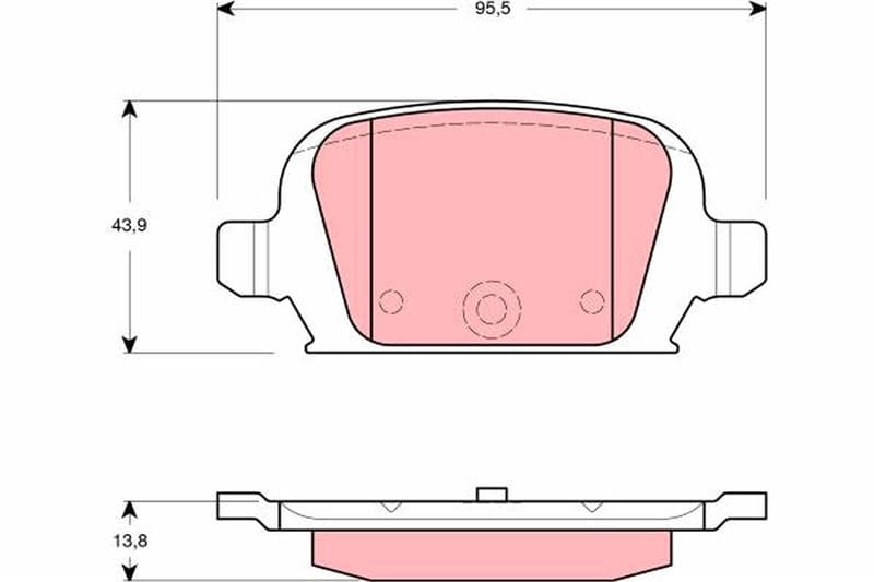 Arka Fren Balatası Opel Corsa C 1.4 1.7 Cdti 1.8 00>06 Tigra 1.3 Cdti 04>10 Disk Frenler
