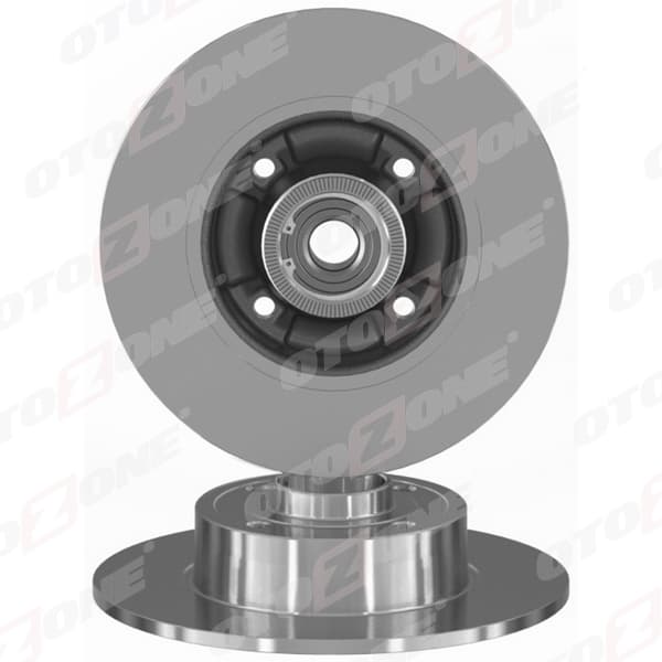Arka Fren Aynasi Renault Megane II 02> Modus 04> Clio III 05> 240x82.5x4DELİK Rulmanlı Abs Sensörlü