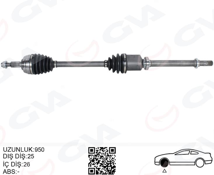 Komple Aks Sağ Duster 10- 1.5 dCi 1.6 16V 5 İleri 6 İleri