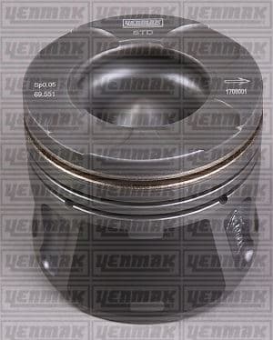 Motor Piston Segman 0.40 69.60 MM -20mm Doblo-Fiorino-Linea-Grande Punto-Astra 1.3D Mjet 1.3 Cdti Euro 5