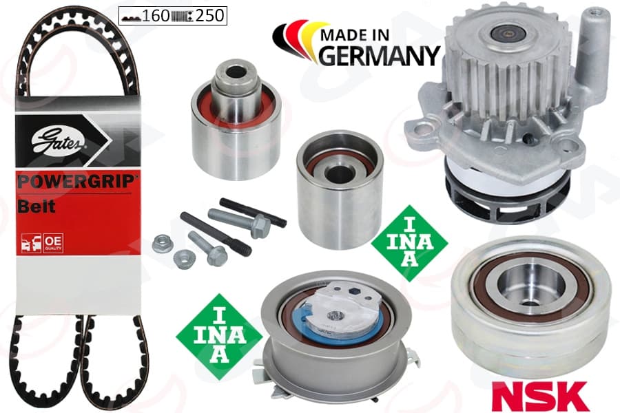 Devirdaimli Triger Seti Crafter-T6-A3-Jetta-Caddy-Polo-Passat 1.6-2.0 TDI Cayb/c/d- Caab/c-Ckub-CFFB