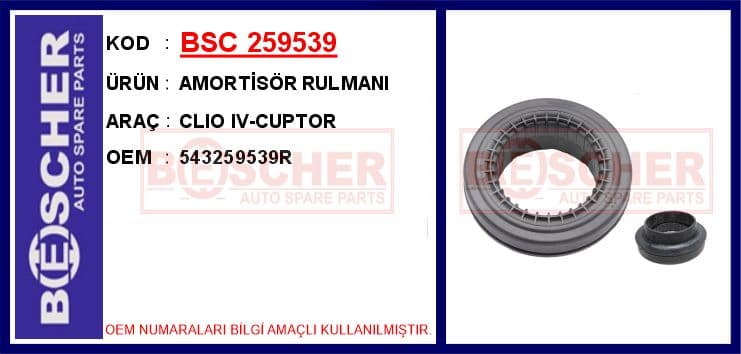 Amortisör Üst Bilyası Ön