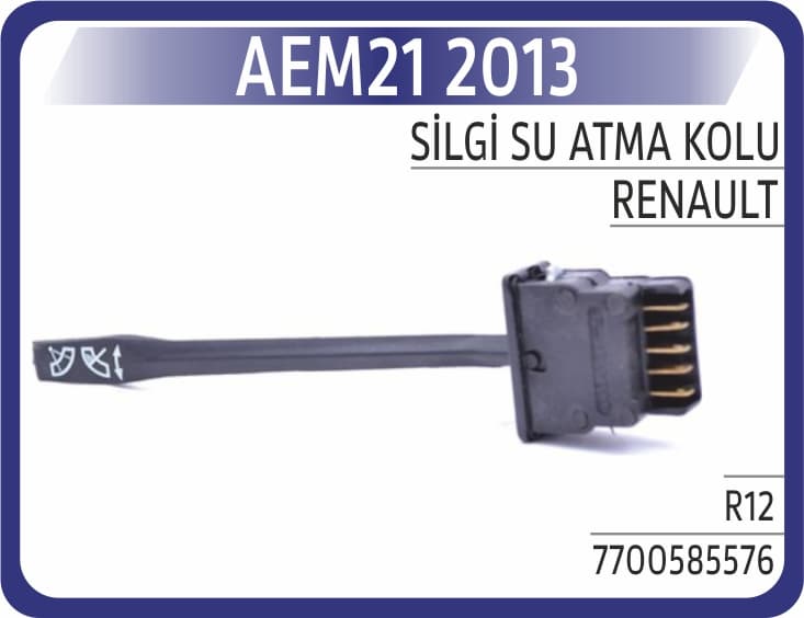Silecek Kumanda Kolu R12 Bes Fisli