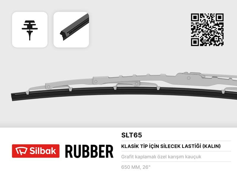 Silecek Lastiği 650MM Tel Takilan