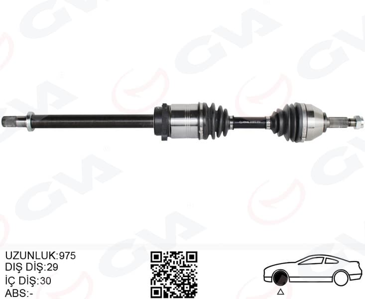 Ön Aks Sağ Renault Koleos HY 2.0 dCi A-T 08-14