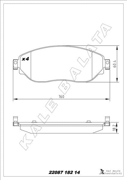 Arka Fren Disk Aynasi Connect 1.8TDCI 02>13 Abs Li Delikli