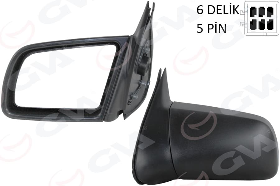 Diş Dikiz Aynasi Elektrikli İsitmali Sol Vectra A 88>95
