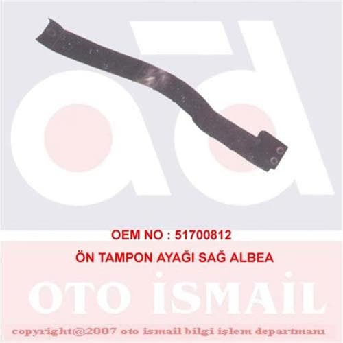 Ön Tampon Ayağı Sağ Albea - Palio 210020