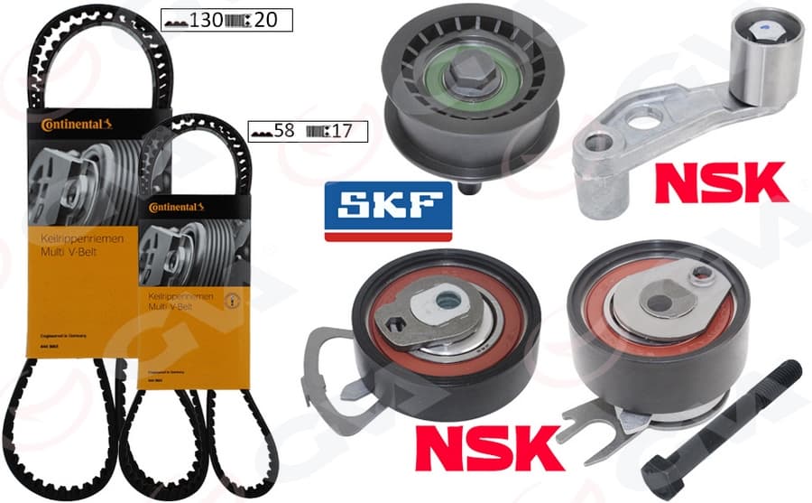 Triger Seti 130x20 Polo-Cordoba-GOLF4-Fabia-Bora 1.4-1.6 16V BCB-BBY-Bud-BBZ-BKY-Ahw-Ajv-Azd-CGGB
