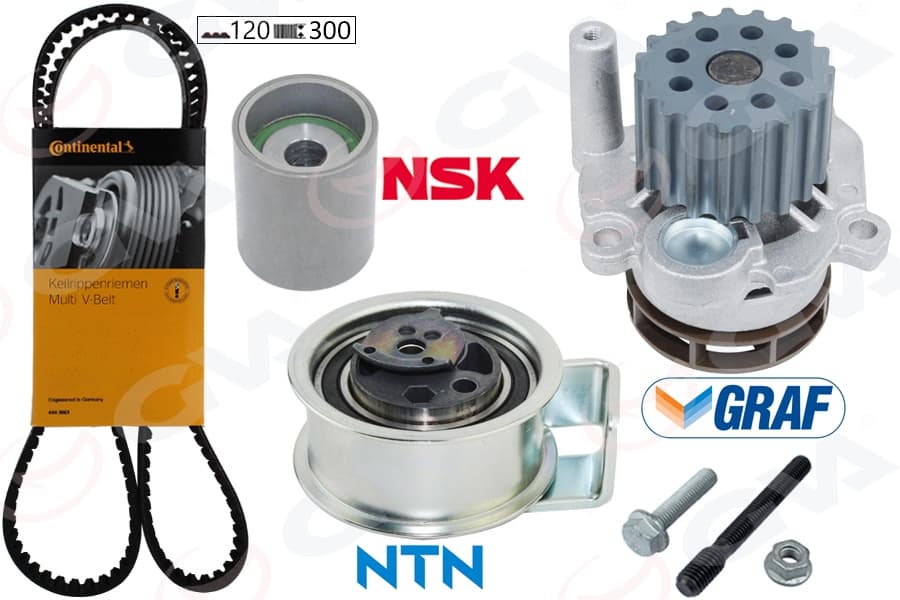 Devirdaimli Triger Seti 120x30 Bora-Passat-Polo-A4 1999-2001 1.4-1.9 TDI Avf-Amf-Auy-Axr