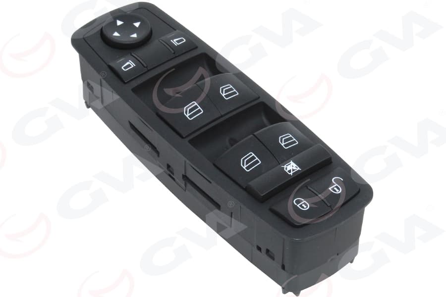 Cam Açma Salteri Ön Sol Siyah Mercedes W169 W245