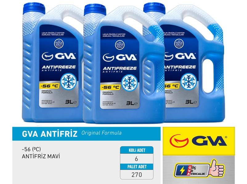 Antifriz 3 LT -56 C Mavi Koli 6 Ad