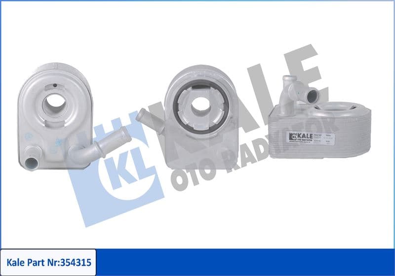 Yağ Soğutucu Komple 1.6 Zetec 16V Focus II III 04>14 / Mondeo II III 1.6 Zetec 16V 07>14