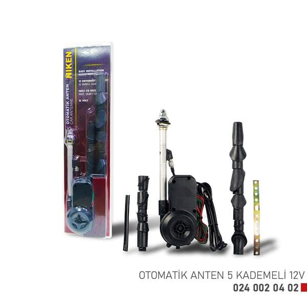 Otomatik Anten 5 Kademeli 12V