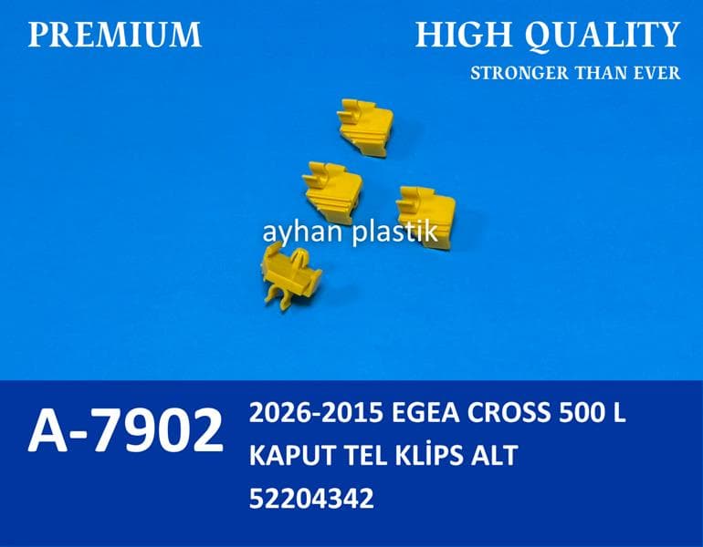 Kaput Tel Tutucu Alt Fiat Egea 16> Egea Cros 21> 500 L 22> Y.M