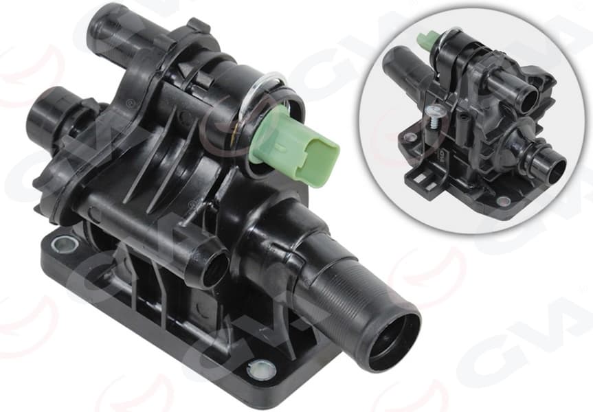 Komple Termostat-Plastik Gövdeli 83 C Citroen Berlingo-C3 I-C4-C4 Grand Picasso I-C4 I-C5-C5 II Fiat Scudo-Ford C-Max-Fiesta V-Fiesta VI-Focus C-Max-Focus II-Fusion-Mazda 2-3-Peugeot 206 CC-206