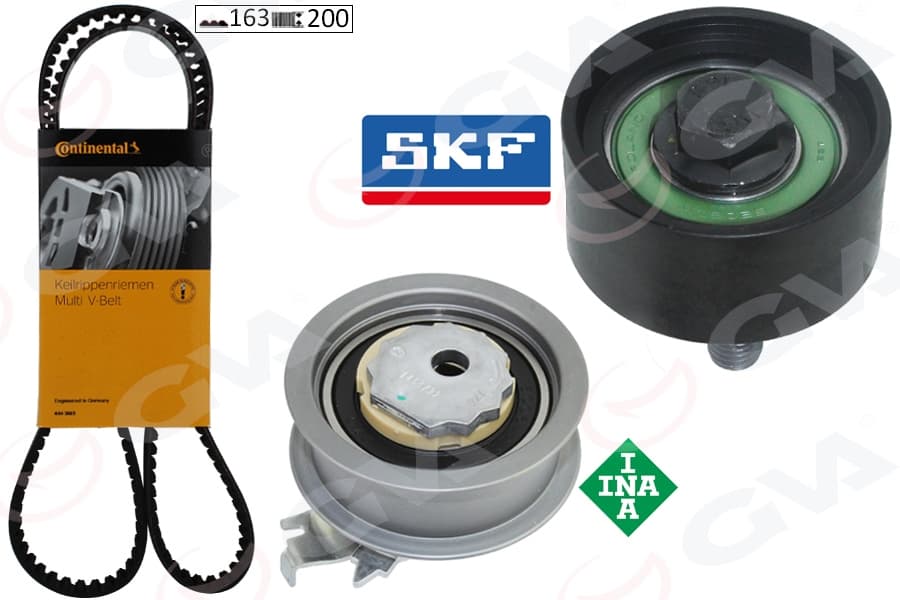 Triger Seti 163 Diş GOLF7-Passat-Polo-A3-Leon Formentor 1.5 TSI Daca-Dada-Dpca-Dpba-Crja 17 >