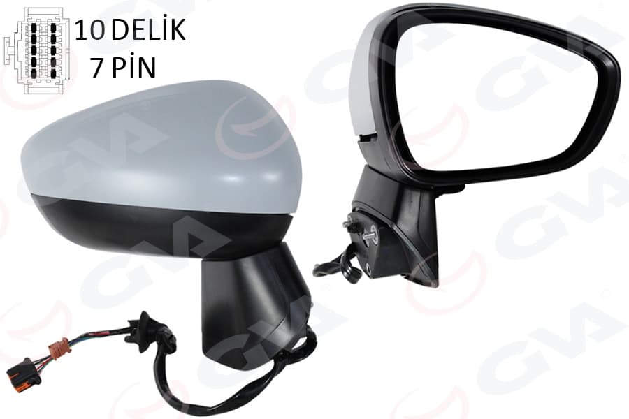 Diş Dikiz Aynasi Komple Sağ Opel Crossland 17> Manuel Katlanir