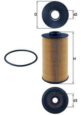 Yağ Filtresi BMW M62 E34 E38 E39 E53 . Land Rover Range Rover III M62B44 L322
