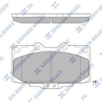 Ön Balata Disk Hyundai Santafe 05>/KIA Sorento 09>
