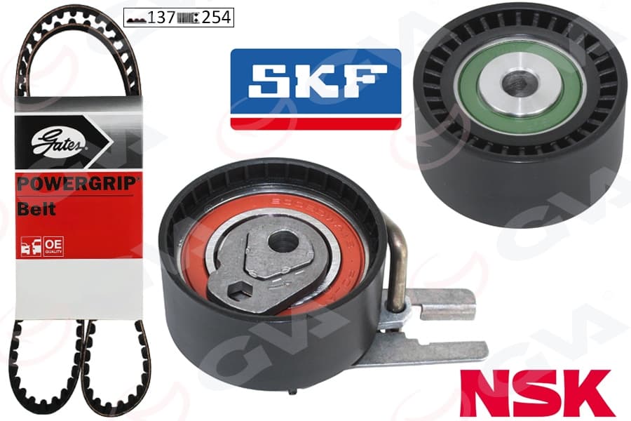 Eksantrik Gergi Kiti P206-P207-P307-P308-P407-P3008-Expert-Partner-Berlingo-Jumpy-C2-C3-C4-C5- Xsara -Focus II-Fiesta V-VI Volvo S40-C30-V50-Fiat Scudo EURO4 1.6 HDi-TDCi
