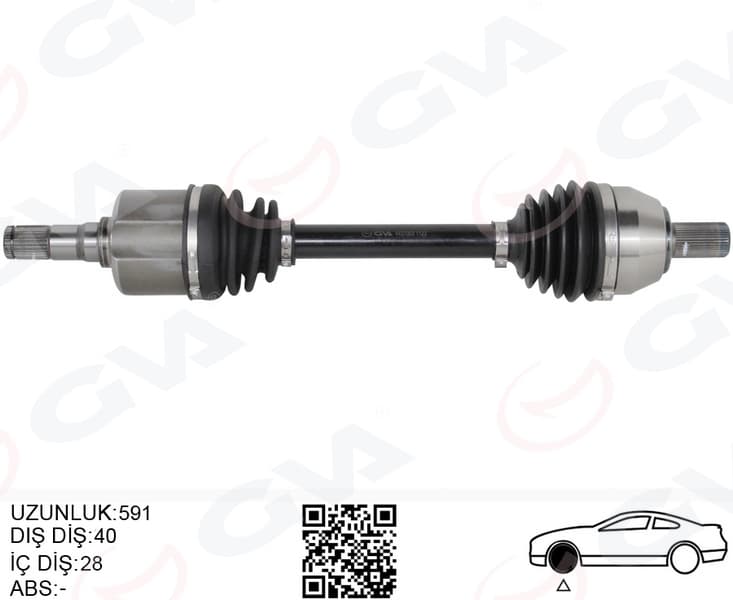 Ön Aks Komple Sol Ford Mondeo IV 2.0 TDCi 07>14 Otom.