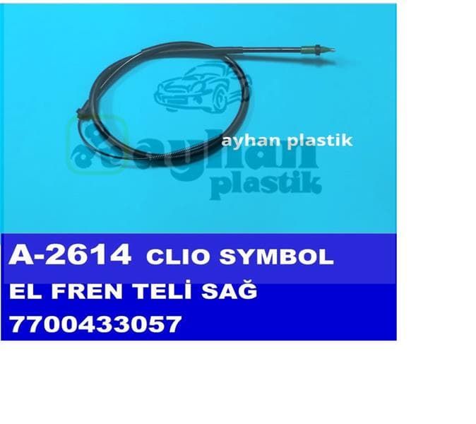 El Fren Teli Sağ Renault Clio Symbol
