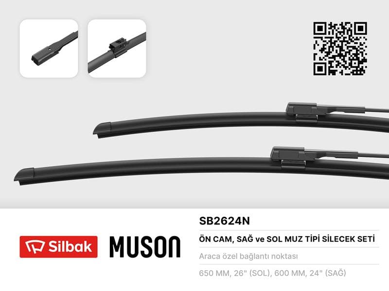 Silecek Supurgesi Takımı 650mm / 600mm Mercedes Sprinter B907 B910